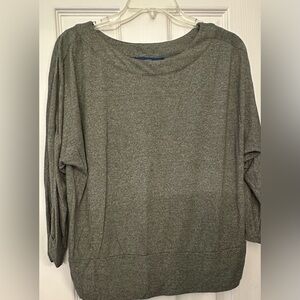 Apt. 9 Women's Heather Gray Crew Neck Sweater